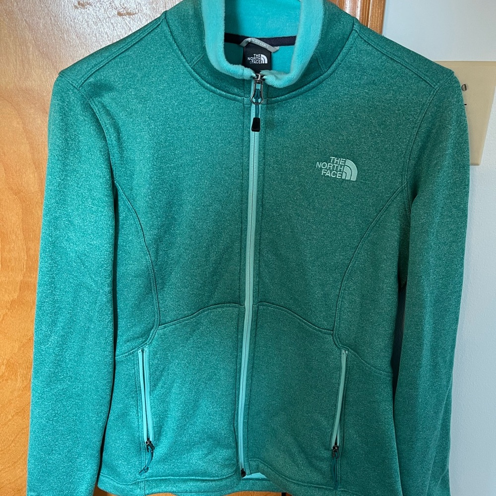 The North Face Teal Fleece Jacket